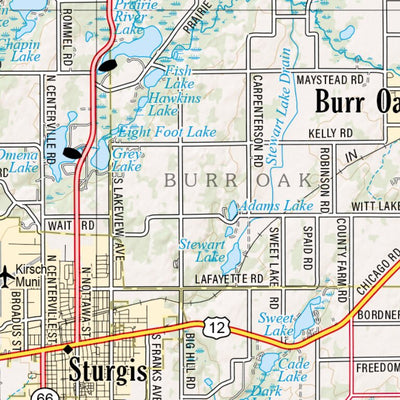 Michigan Atlas & Gazetteer Page 107 Preview 3