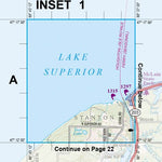 Michigan Atlas & Gazetteer Page 18 Inset Preview 1