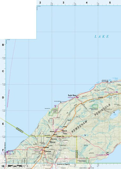 Michigan Atlas & Gazetteer Page 18 Preview 1