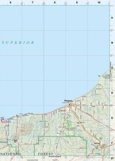 Michigan Atlas & Gazetteer Page 21 Preview 1