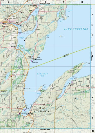Michigan Atlas & Gazetteer Page 23 Preview 1
