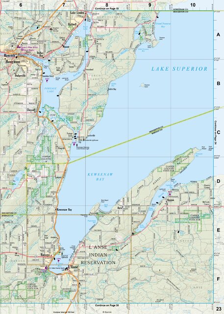 Michigan Atlas & Gazetteer Page 23 Preview 1