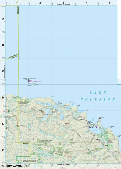 Michigan Atlas & Gazetteer Page 24 Preview 1