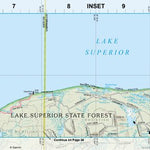 Michigan Atlas & Gazetteer Page 25 Inset Preview 1