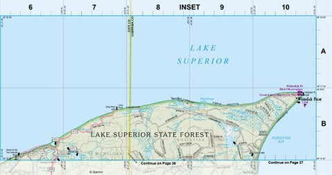 Michigan Atlas & Gazetteer Page 25 Inset Preview 1