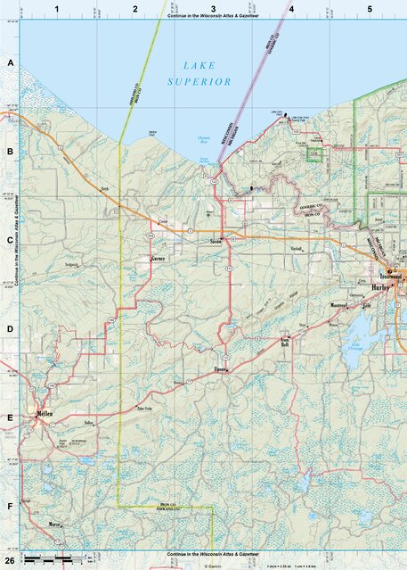 Michigan Atlas & Gazetteer Page 26 Preview 1