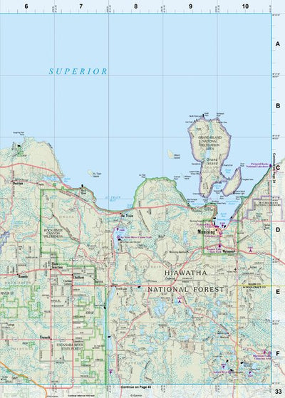 Michigan Atlas & Gazetteer Page 33 Preview 1