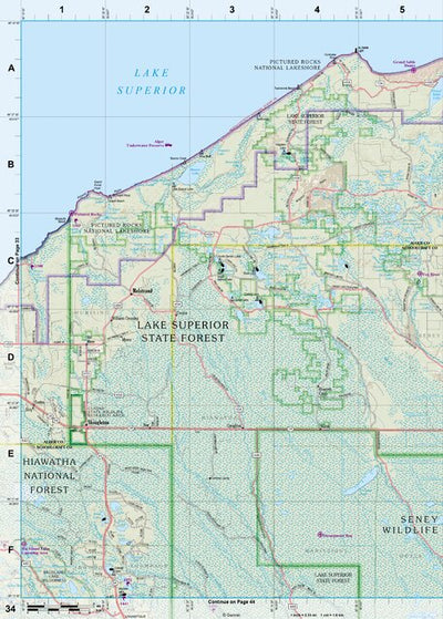 Michigan Atlas & Gazetteer Page 34 Preview 1
