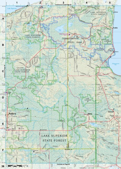 Michigan Atlas & Gazetteer Page 36 Preview 1