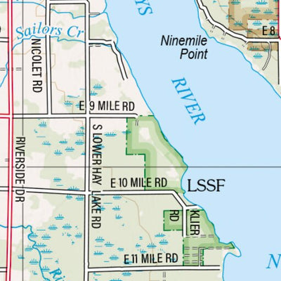 Michigan Atlas & Gazetteer Page 38 Inset Preview 2