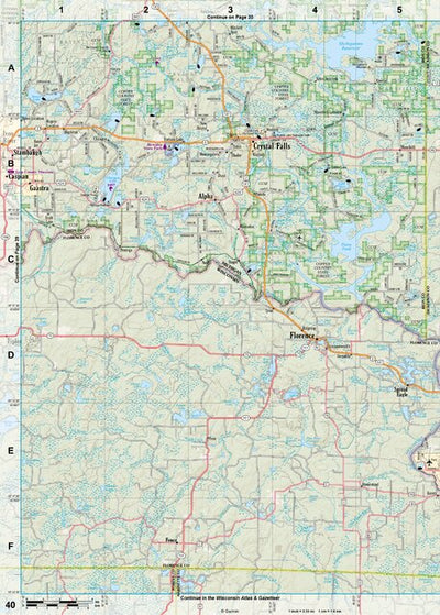 Michigan Atlas & Gazetteer Page 40 Preview 1