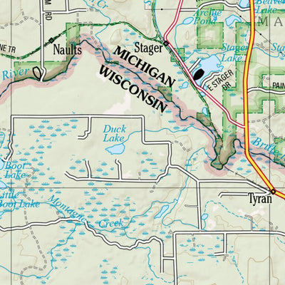 Michigan Atlas & Gazetteer Page 40 Preview 2