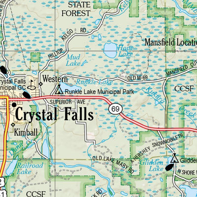 Michigan Atlas & Gazetteer Page 40 Preview 3