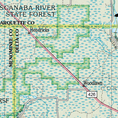 Michigan Atlas & Gazetteer Page 42 Preview 2