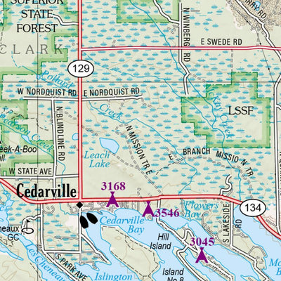 Michigan Atlas & Gazetteer Page 48 Preview 3
