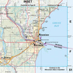 Michigan Atlas & Gazetteer Page 51 Inset Preview 1