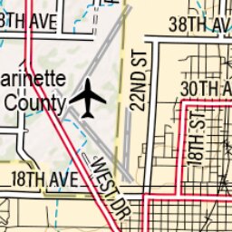 Michigan Atlas & Gazetteer Page 51 Inset Preview 2