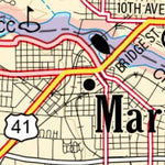 Michigan Atlas & Gazetteer Page 51 Inset Preview 3