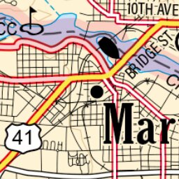 Michigan Atlas & Gazetteer Page 51 Inset Preview 3
