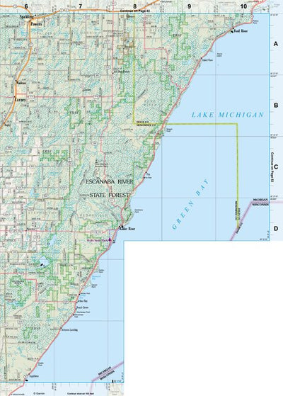 Michigan Atlas & Gazetteer Page 51 Preview 1
