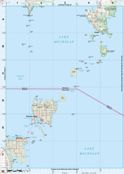 Michigan Atlas & Gazetteer Page 52 Preview 1