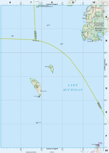 Michigan Atlas & Gazetteer Page 53 Preview 1