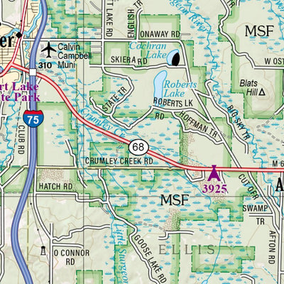 Michigan Atlas & Gazetteer Page 55 Preview 3