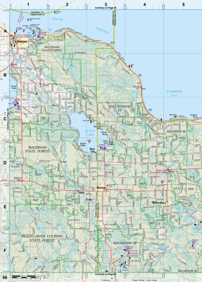 Michigan Atlas & Gazetteer Page 56 Preview 1