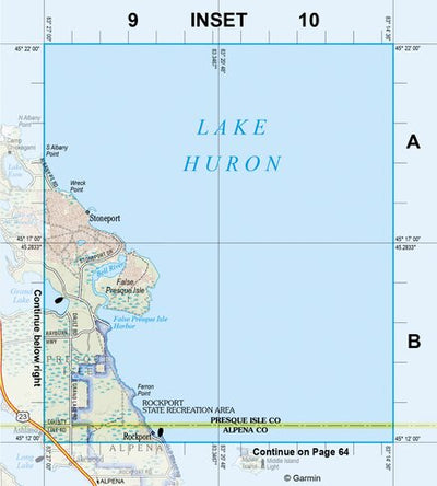 Michigan Atlas & Gazetteer Page 57 Inset Preview 1