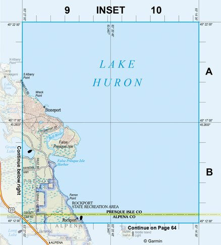 Michigan Atlas & Gazetteer Page 57 Inset Preview 1