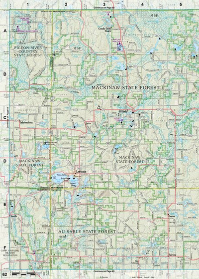 Michigan Atlas & Gazetteer Page 62 Preview 1