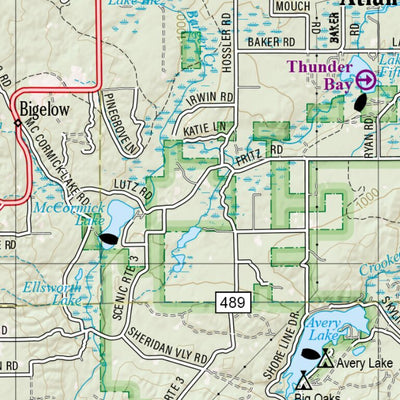 Michigan Atlas & Gazetteer Page 62 Preview 2