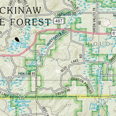 Michigan Atlas & Gazetteer Page 62 Preview 3