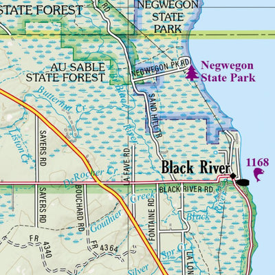 Michigan Atlas & Gazetteer Page 64 Preview 3