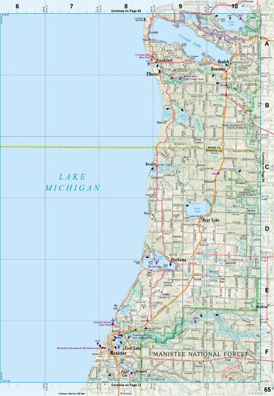 Michigan Atlas & Gazetteer Page 65 Preview 1