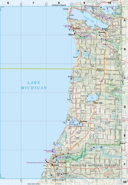 Michigan Atlas & Gazetteer Page 65 Preview 1