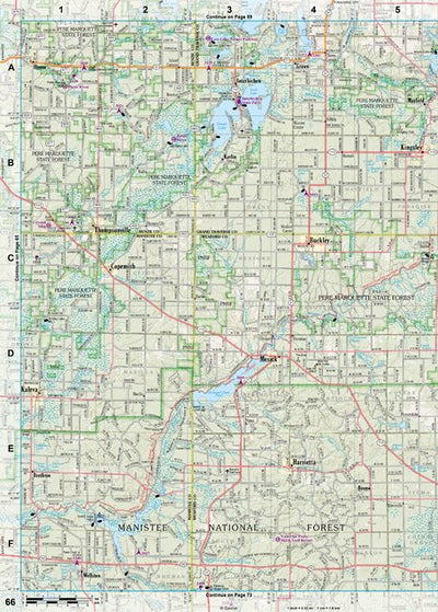 Michigan Atlas & Gazetteer Page 66 Preview 1
