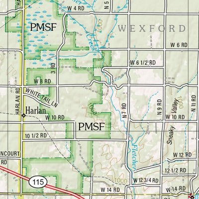 Michigan Atlas & Gazetteer Page 66 Preview 2