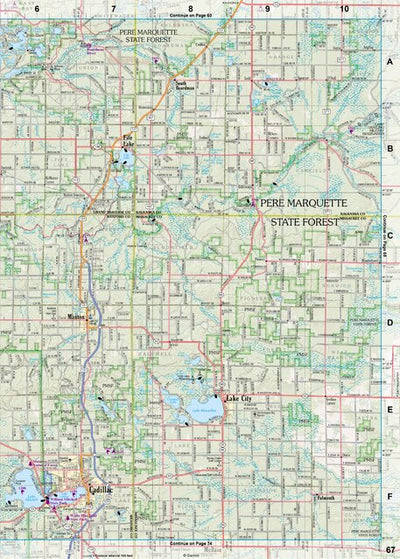 Michigan Atlas & Gazetteer Page 67 Preview 1