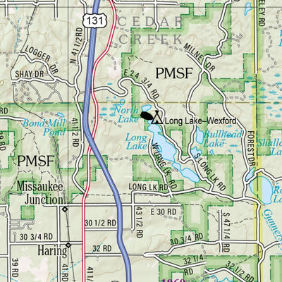 Michigan Atlas & Gazetteer Page 67 Preview 3