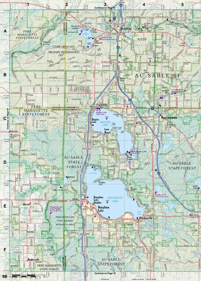 Michigan Atlas & Gazetteer Page 68 Preview 1