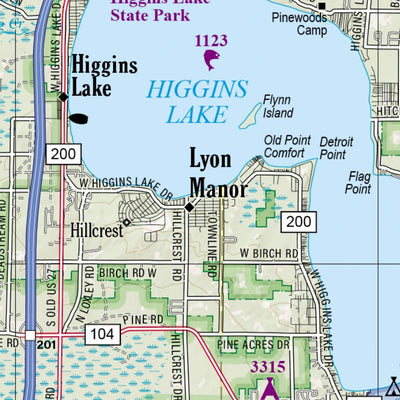 Michigan Atlas & Gazetteer Page 68 Preview 2