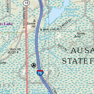 Michigan Atlas & Gazetteer Page 68 Preview 3