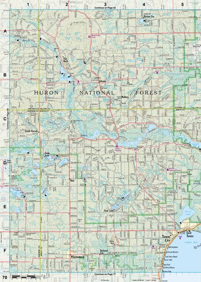Michigan Atlas & Gazetteer Page 70 Preview 1