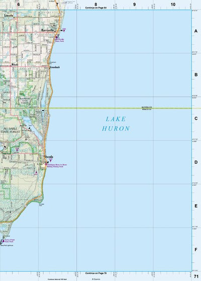 Michigan Atlas & Gazetteer Page 71 Preview 1