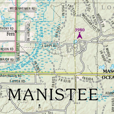 Michigan Atlas & Gazetteer Page 72 Preview 3