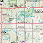 Michigan Atlas & Gazetteer Page 75 Preview 2