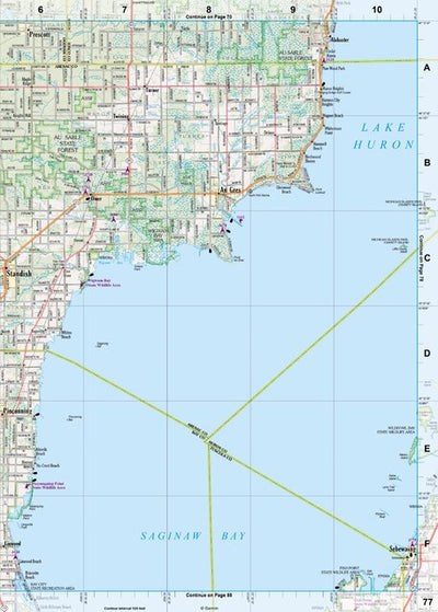 Michigan Atlas & Gazetteer Page 77 Preview 1