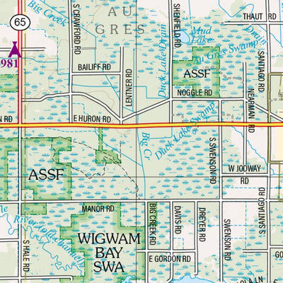 Michigan Atlas & Gazetteer Page 77 Preview 3