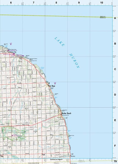 Michigan Atlas & Gazetteer Page 79 Preview 1